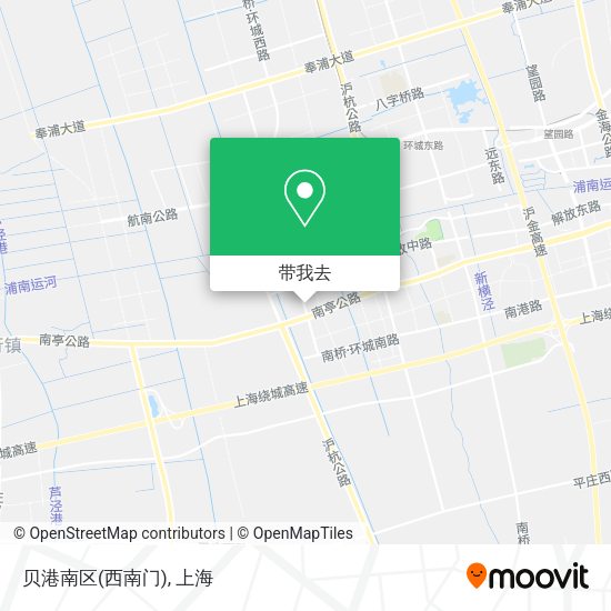 贝港南区(西南门)地图