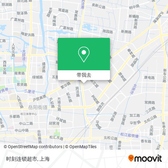 时刻连锁超市地图