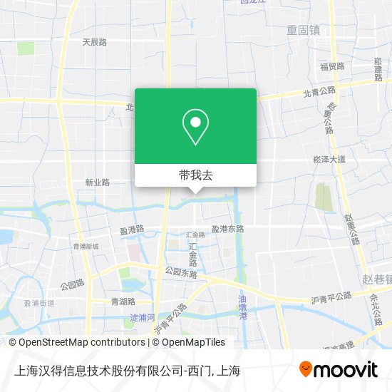上海汉得信息技术股份有限公司-西门地图