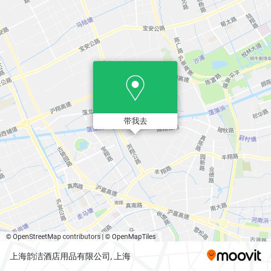 上海韵洁酒店用品有限公司地图