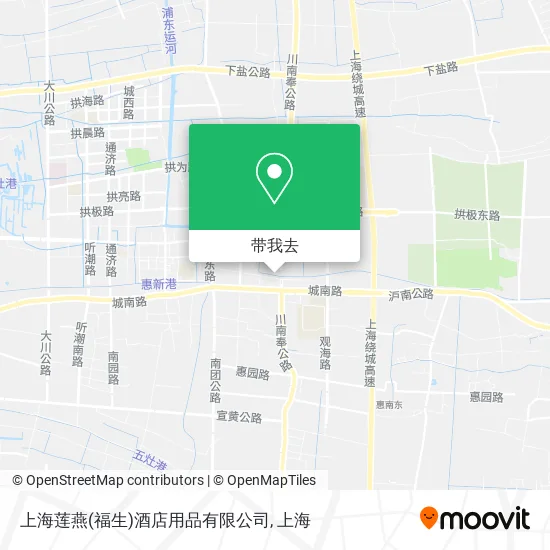 上海莲燕(福生)酒店用品有限公司地图