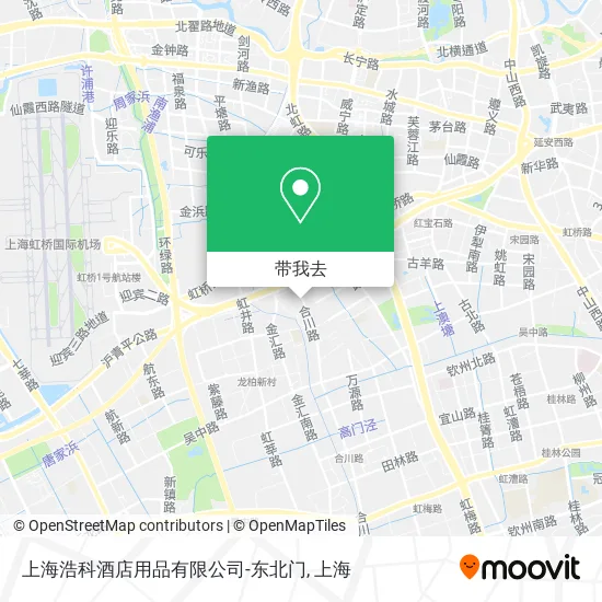 上海浩科酒店用品有限公司-东北门地图