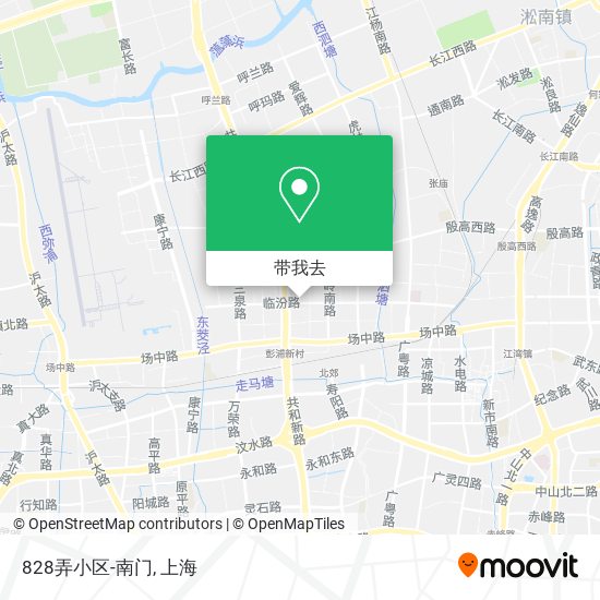 828弄小区-南门地图