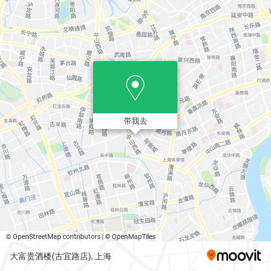 大富贵酒楼(古宜路店)地图