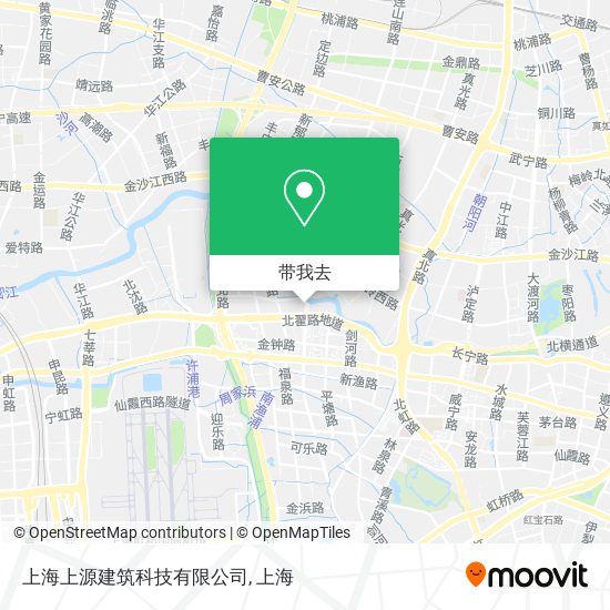 上海上源建筑科技有限公司地图