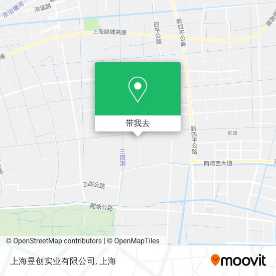 上海昱创实业有限公司地图