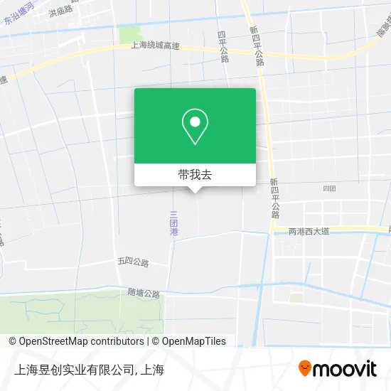 上海昱创实业有限公司地图