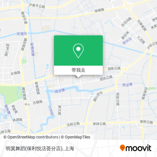 明翼舞蹈(保利悦活荟分店)地图