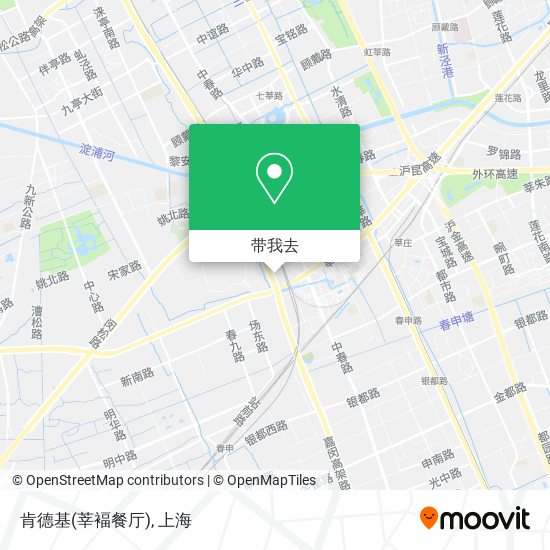 肯德基(莘褔餐厅)地图