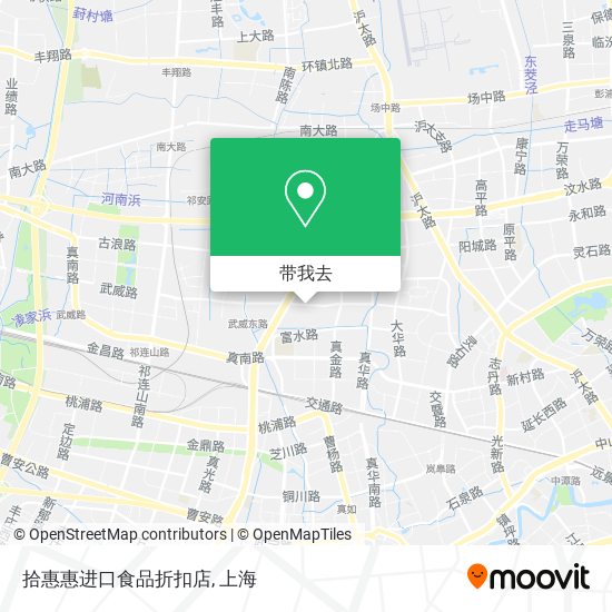 拾惠惠进口食品折扣店地图