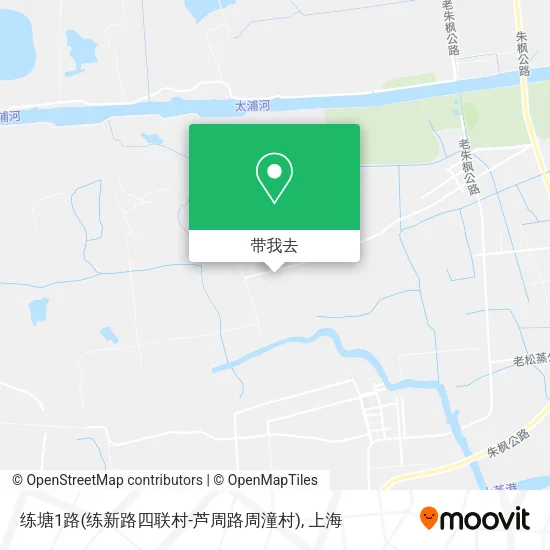 练塘1路(练新路四联村-芦周路周潼村)地图