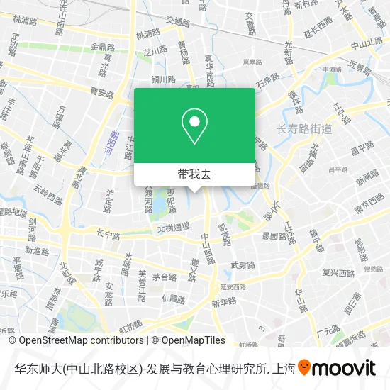 华东师大(中山北路校区)-发展与教育心理研究所地图