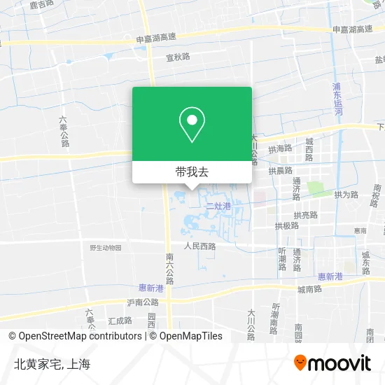 北黄家宅地图