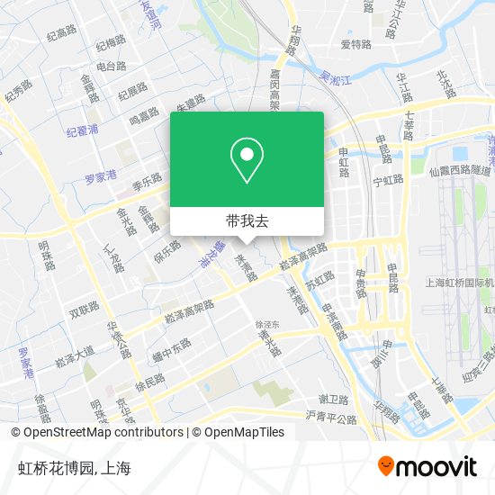 虹桥花博园地图