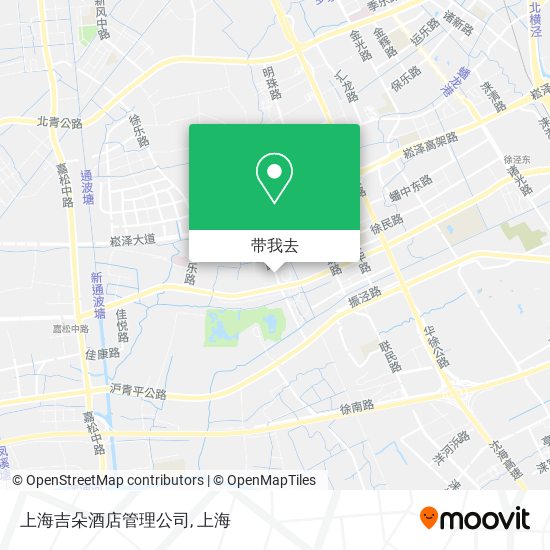 上海吉朵酒店管理公司地图