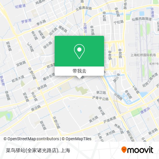 菜鸟驿站(全家诸光路店)地图