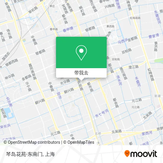 琴岛花苑-东南门地图