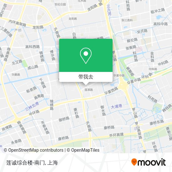 莲诚综合楼-南门地图