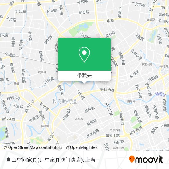 自由空间家具(月星家具澳门路店)地图