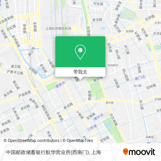 中国邮政储蓄银行航华营业所(西南门)地图