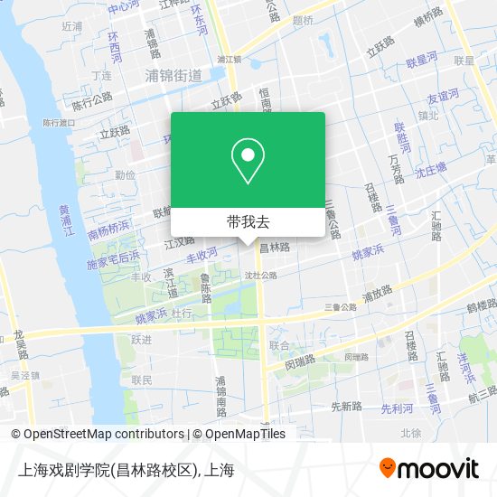 上海戏剧学院(昌林路校区)地图