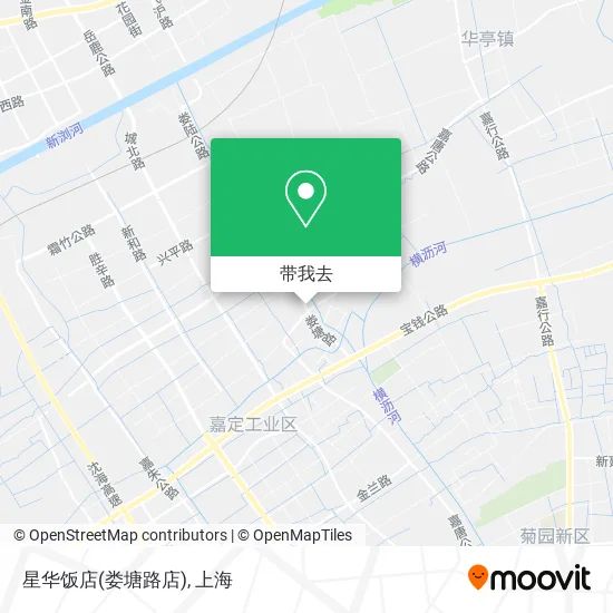 星华饭店(娄塘路店)地图