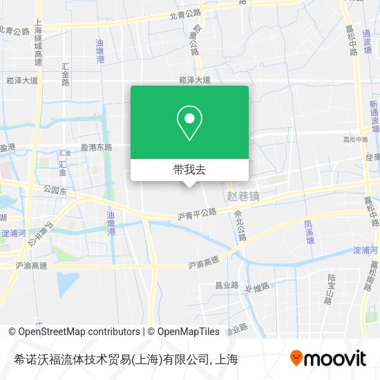 希诺沃福流体技术贸易(上海)有限公司地图