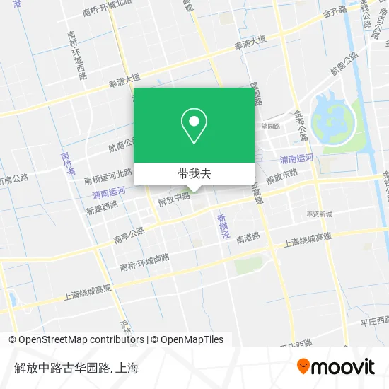 解放中路古华园路地图