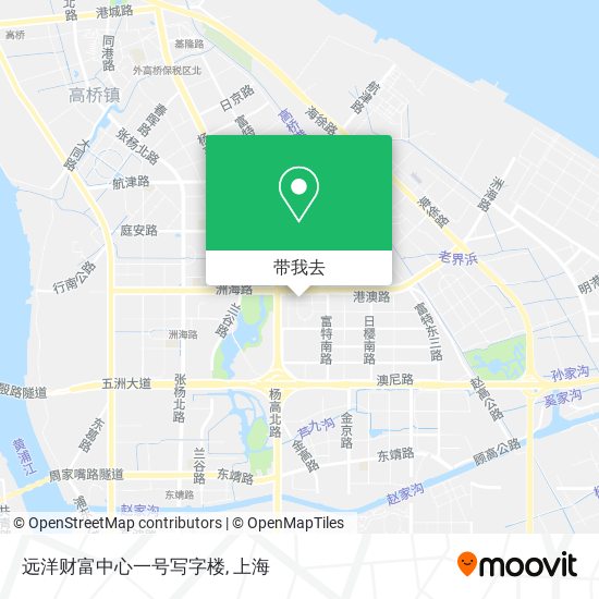 远洋财富中心一号写字楼地图