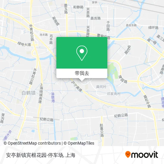 安亭新镇宾根花园-停车场地图