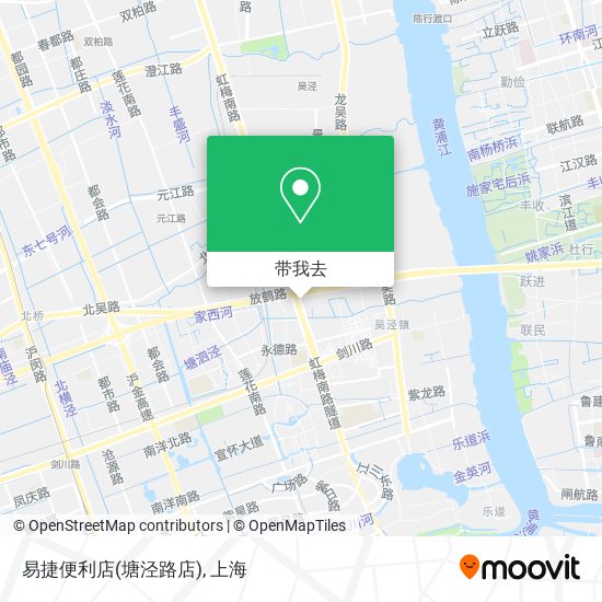 易捷便利店(塘泾路店)地图