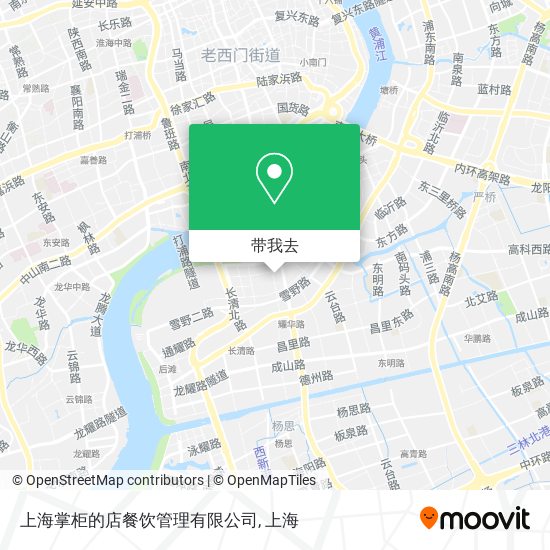 上海掌柜的店餐饮管理有限公司地图