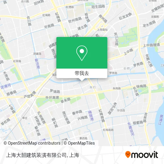 上海大韶建筑装潢有限公司地图