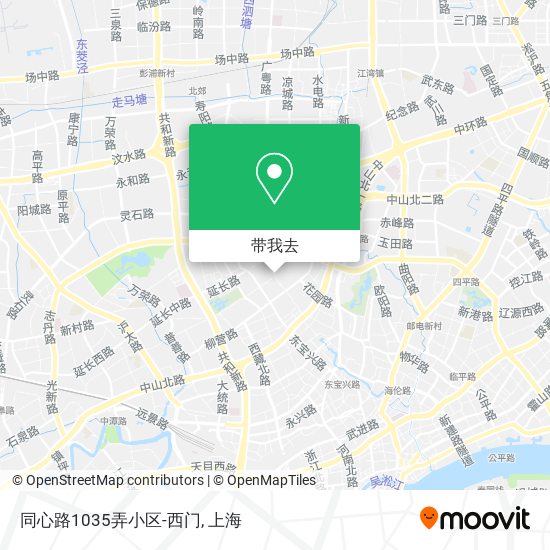 同心路1035弄小区-西门地图