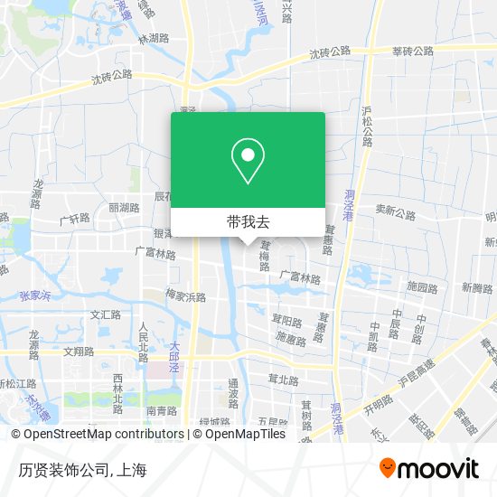 历贤装饰公司地图