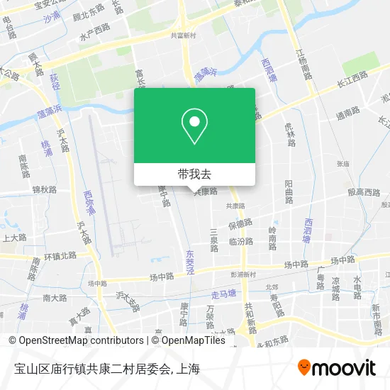 宝山区庙行镇共康二村居委会地图