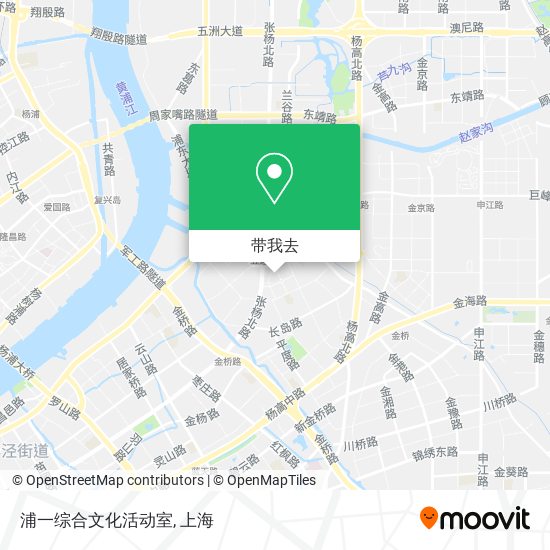 浦一综合文化活动室地图