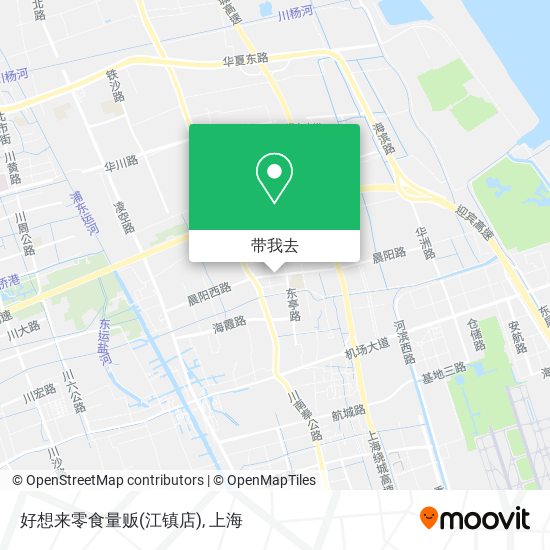 好想来零食量贩(江镇店)地图