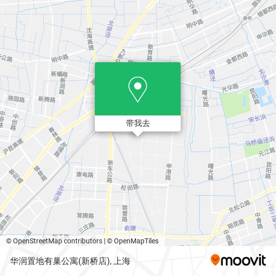 华润置地有巢公寓(新桥店)地图