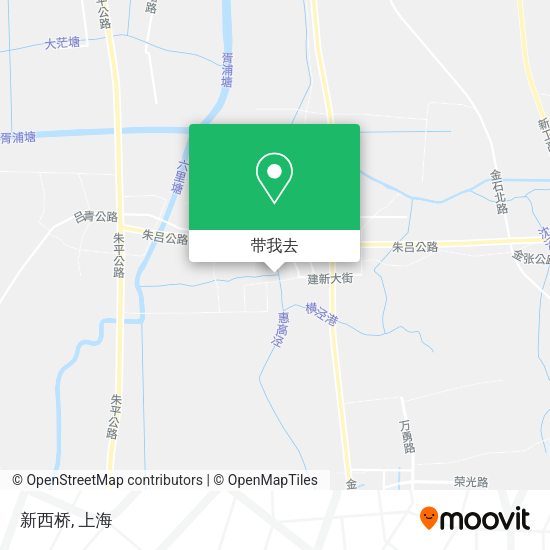 新西桥地图