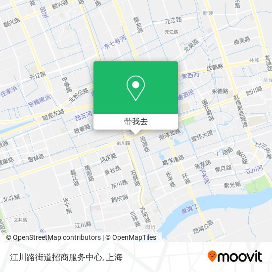 江川路街道招商服务中心地图