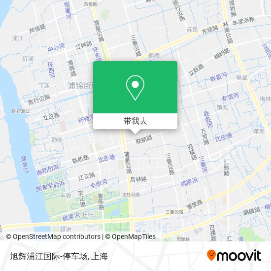 旭辉浦江国际-停车场地图