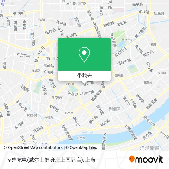 怪兽充电(威尔士健身海上国际店)地图