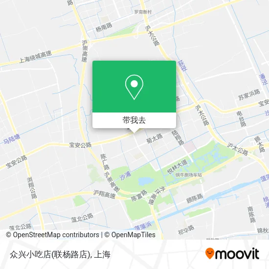 众兴小吃店(联杨路店)地图