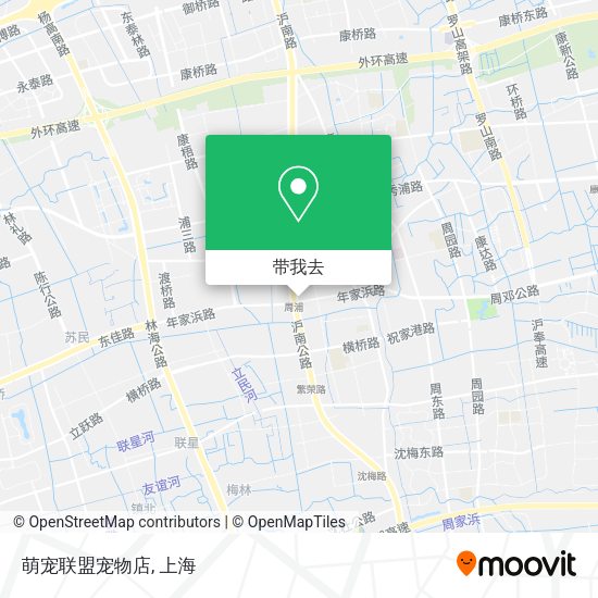 萌宠联盟宠物店地图