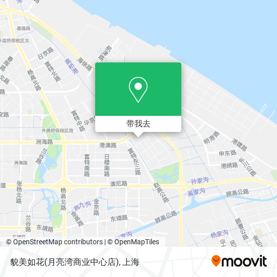 貌美如花(月亮湾商业中心店)地图