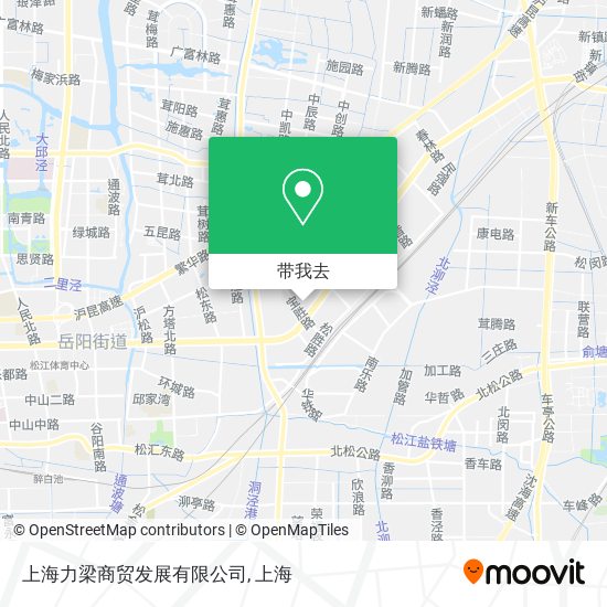 上海力梁商贸发展有限公司地图