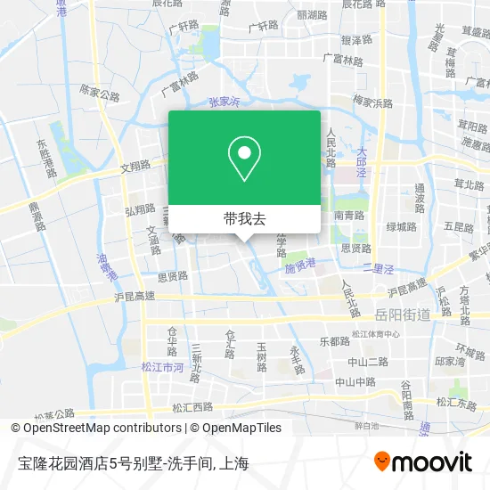 宝隆花园酒店5号别墅-洗手间地图