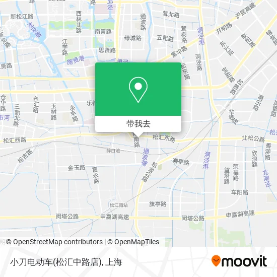 小刀电动车(松汇中路店)地图