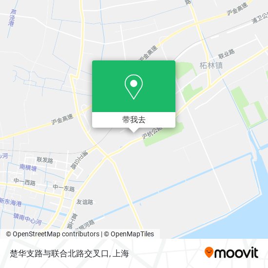 楚华支路与联合北路交叉口地图